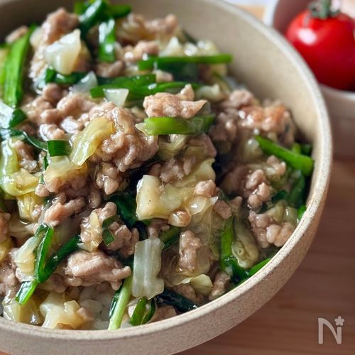 10分で完成！【肉ニラ丼】