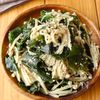 レンジで5分!【えのきとわかめの旨塩ナムル】やみつき副菜♩