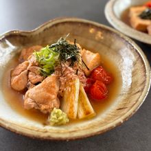 わさびで食べる♪【鶏肉と厚揚げのバター煮】