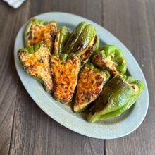 大葉香る 鶏ピーマンの甘辛焼き（舞茸入り）