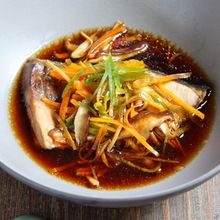 1人分でも作りやすい【ぶりの中華風蒸しもの】野菜もたっぷり