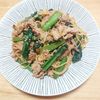 よっこの作ってみた!投稿(【豚肉と小松菜の旨辛やきそば】パンチの効いた一皿！)