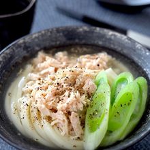 缶詰めで超時短＆絶品！ 鶏塩うどん