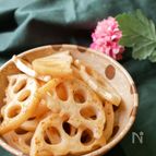 シンプルが故に旨い！焼きレンコンの酢の物！