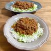 ゆかりの作ってみた!投稿(［お味噌で簡単♪腸活タコライス風］炒めて乗せるだけ！)