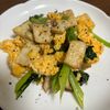 さくらの作ってみた!投稿(ご飯に合う副菜♪小松菜とキノコの中華たまご炒め)