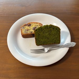 こむぎの作ってみた!投稿(混ぜるだけ♪しっとり抹茶パウンドケーキ)