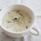 きのこのミルクスープ クミン風味
