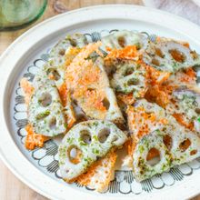 \10分でとまらない!/カリカリチーズれんこん