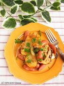 じゃがいもとソーセージの粒マスタード炒め