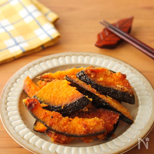 【揚げない革命】サクサクっ!かぼちゃの天ぷら風・油は大さじ3