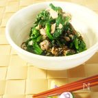 ツナとほうれん草の塩昆布和え