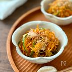 レンジで簡単！【人参しりしり】
