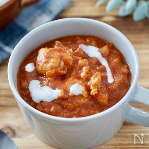 特別な材料なし!簡単美味しい【トマトチキンカレー】