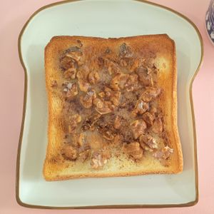 milkの作ってみた!投稿(食べたら「シナモンロール」！？トーストバリエ)