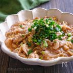 豚こまと豆もやしとえのきのさっぱりとろみ煮