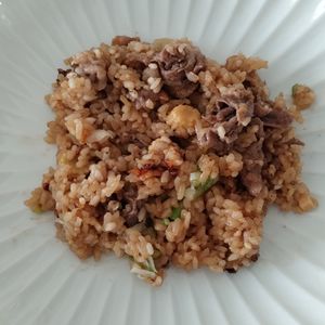 ゆの作ってみた!投稿(子供も大喜び！ペッパーランチ風【炊飯器で洋風牛炊き込みご飯】)
