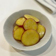 レンジで簡単!さつまいものレモン煮
