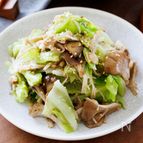 『春キャベツときのこの旨塩ナムル』味付け簡単☆腸活にも♪