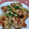 コスモスの作ってみた!投稿(行列の定食屋さんの🤩鶏のガリバタオイスター炒め定食🍚)