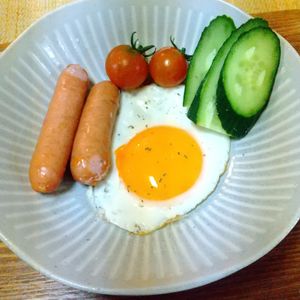 チョロリスの作ってみた!投稿(綺麗な半熟目玉焼き)