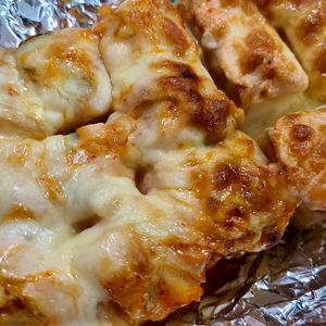 みー助の作ってみた!投稿(絹厚揚げのキムチマヨチーズ焼き)