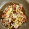背徳感♡【ウインナー玉ねぎチーズのガーリックペッパー醤油】の工程3