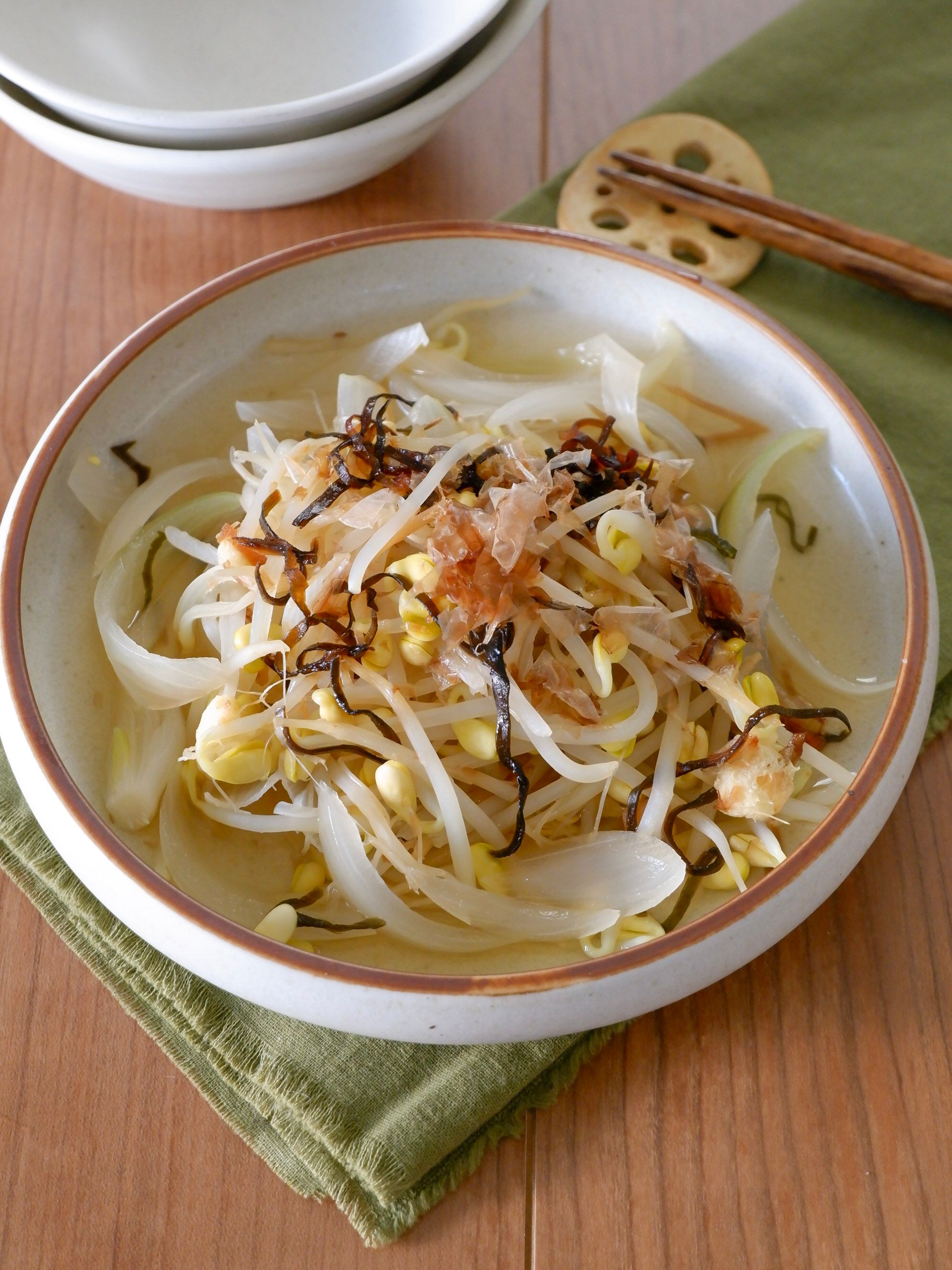 お助け副菜】もやしたまねぎのさっと煮｜旨味が染み渡る♪ | レシピ