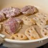 【れんこんと鶏肉のガーリック味噌マヨ】ごはんもお酒も止まらんの工程3