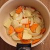 トロ〜リ温玉♪濃厚カレーうどんの工程2