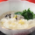 フワフワもっちり、牡蠣の蕪蒸し