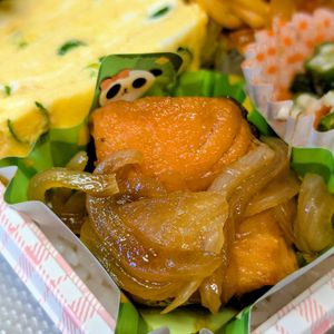 まゆのの作ってみた!投稿(白いごはんと相性抜群！新玉ねぎと塩鮭のポン酢炒め)