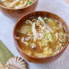 とろとろ簡単スープ♡『白菜ときのこのとろみ中華スープ』