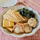 10分で完成！【ホタテ入り若竹煮】白だしで簡単♪味決まる！