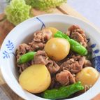 お酢でさっぱりやわらかく！豚肉とじゃがいもの甘酢煮