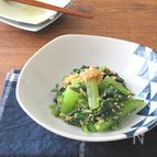 レンジで簡単和総菜◎小松菜となめたけのごま和え