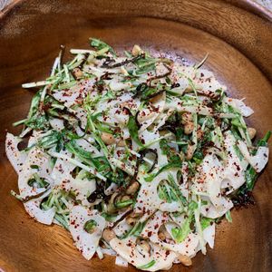 楽ラク手抜キッチン🐶🐾の作ってみた!投稿(れんこんと水菜《ネバネバ納豆♡塩こんぶサラダ》)