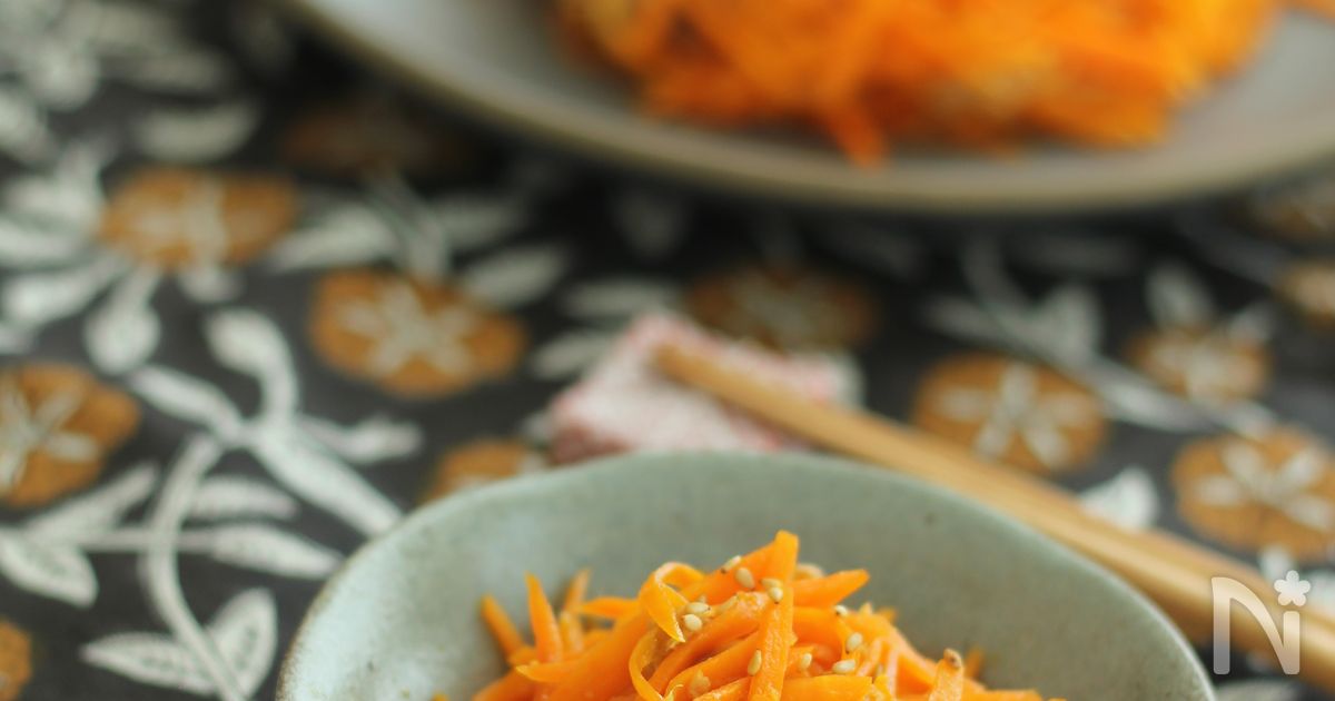 【お弁当の作り置き】にんじんとツナのきんぴら