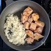 香ばしチキンのワカモレマスタードソースの工程1