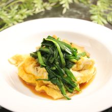 糖質オフ！ニラ玉　ふわふわ卵