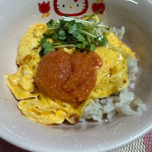 ゆっこの作ってみた!投稿(【明太だしバターたまご飯】小腹がすいた時におすすめ！)