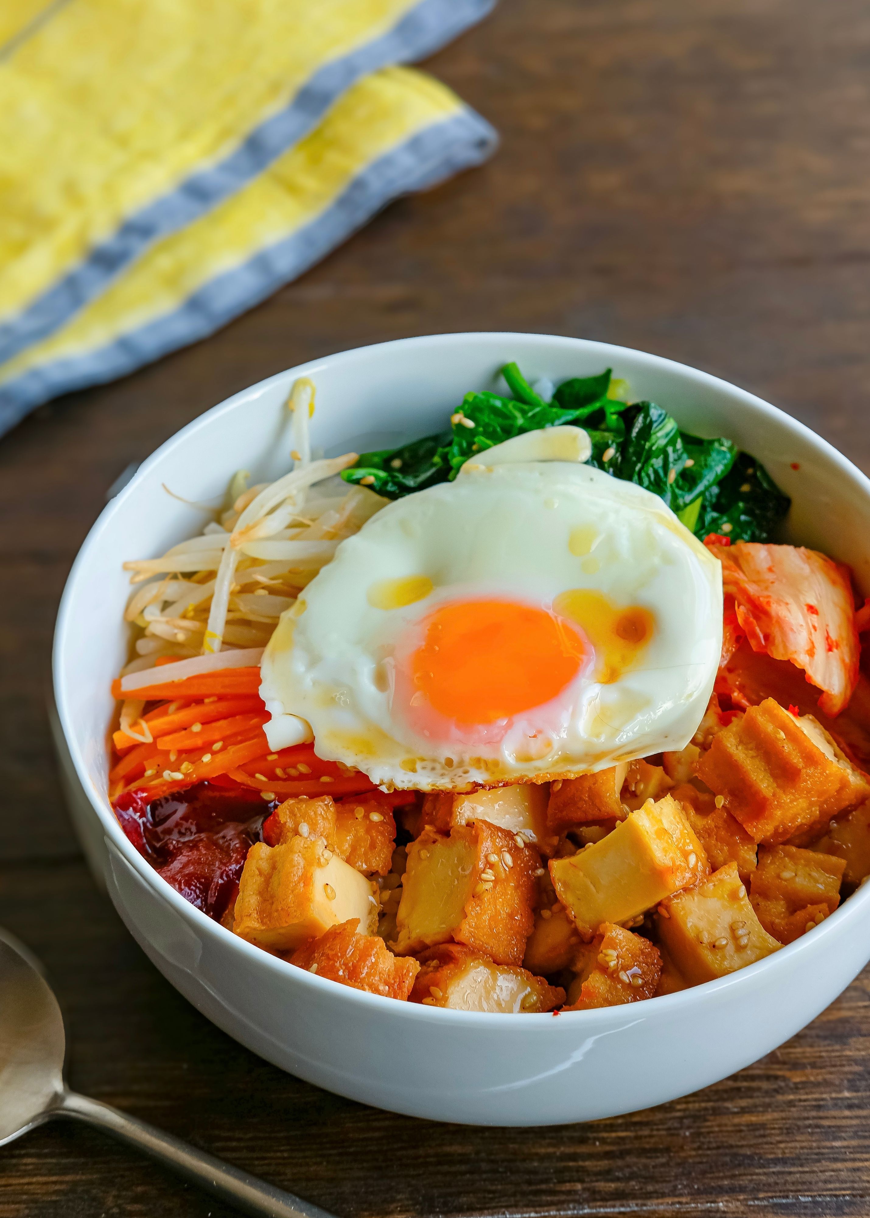 お肉なしでもボリューム満点！！絹厚揚げビビンバ | レシピサイトNadia