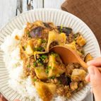 味噌味が美味しい！麻婆れんこん