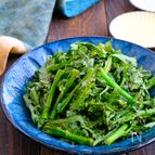 茎まで美味しく！春菊のごま昆布マヨサラダ