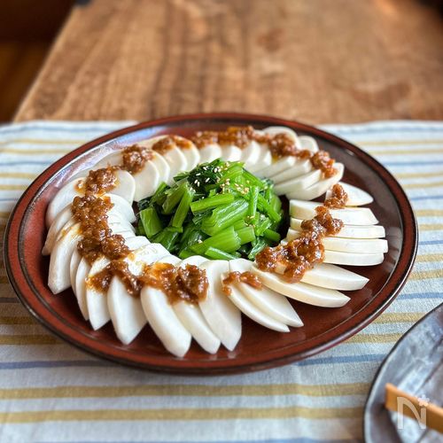 生で味わう かぶの梅味噌ディップ