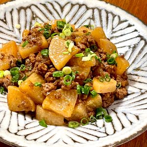 michuの作ってみた!投稿(切って入れて煮るだけ♪『大根のオイスターそぼろ煮』)