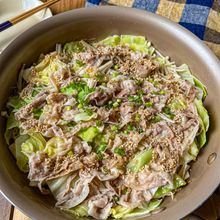 【タレが絶品♡︎蒸しキャベツと豚肉のうまだれ】やみつき/簡単
