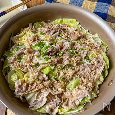 【タレが絶品♡︎蒸しキャベツと豚肉のうまだれ】やみつき/簡単