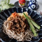 ごま油が決め手‼︎甘辛おろしそば