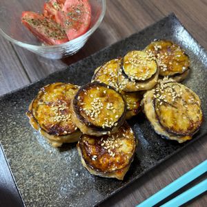 なっぴの作ってみた!投稿(【なすのはさみ焼き】とろみ照りポン酢で絶品おかず♪)